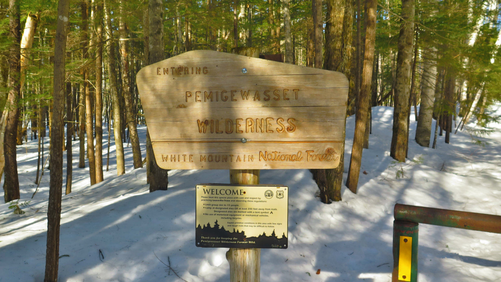 Pemi-East-Side-Wilderness-Sign-20200303