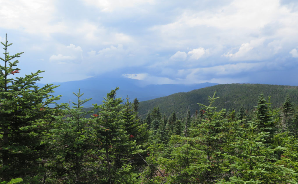 Storm clouds over Mt Moosilauke as seen from Mt Tecumseh 