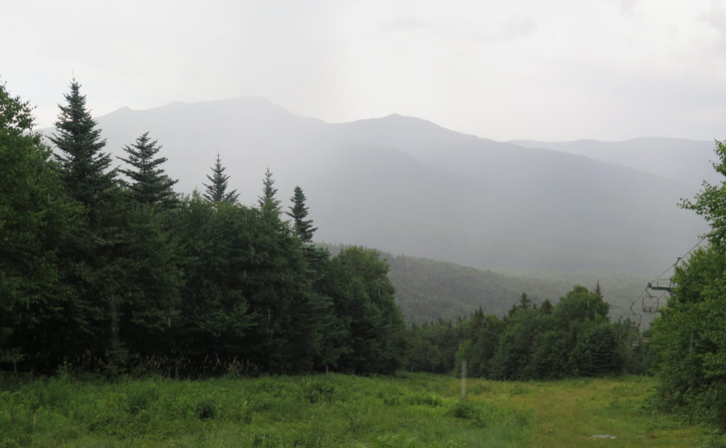 The Osceolas through a squall. 