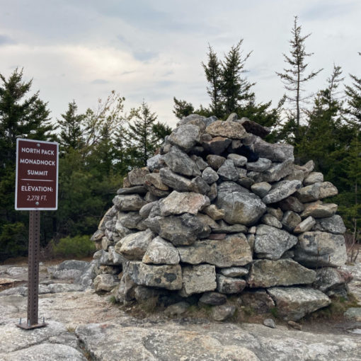 North Pack Monadnock summit cairn