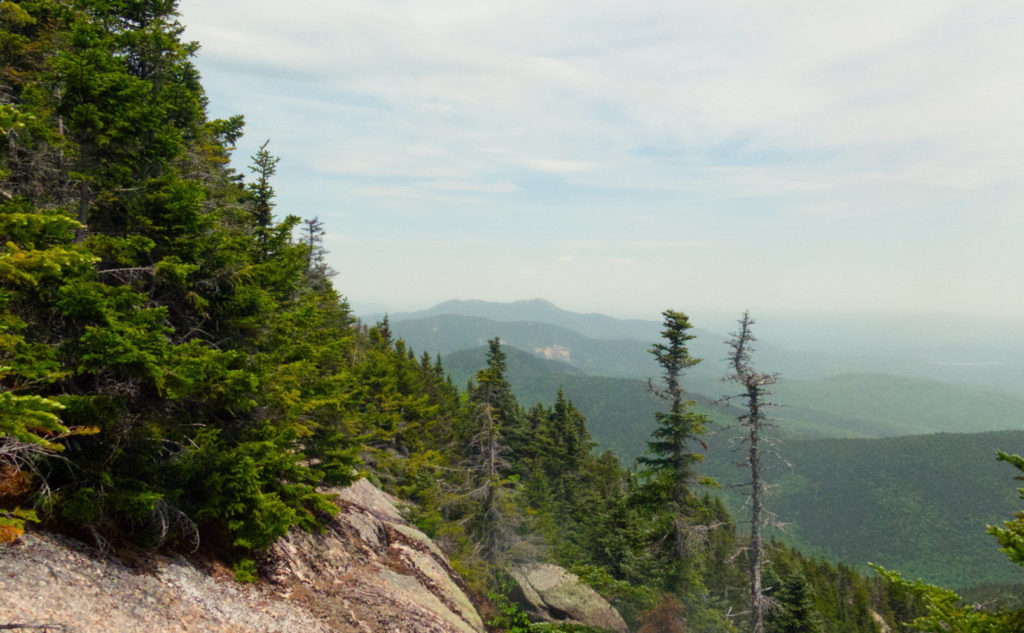 Chocorua in the distance. And haze. Lots and lots of haze. 