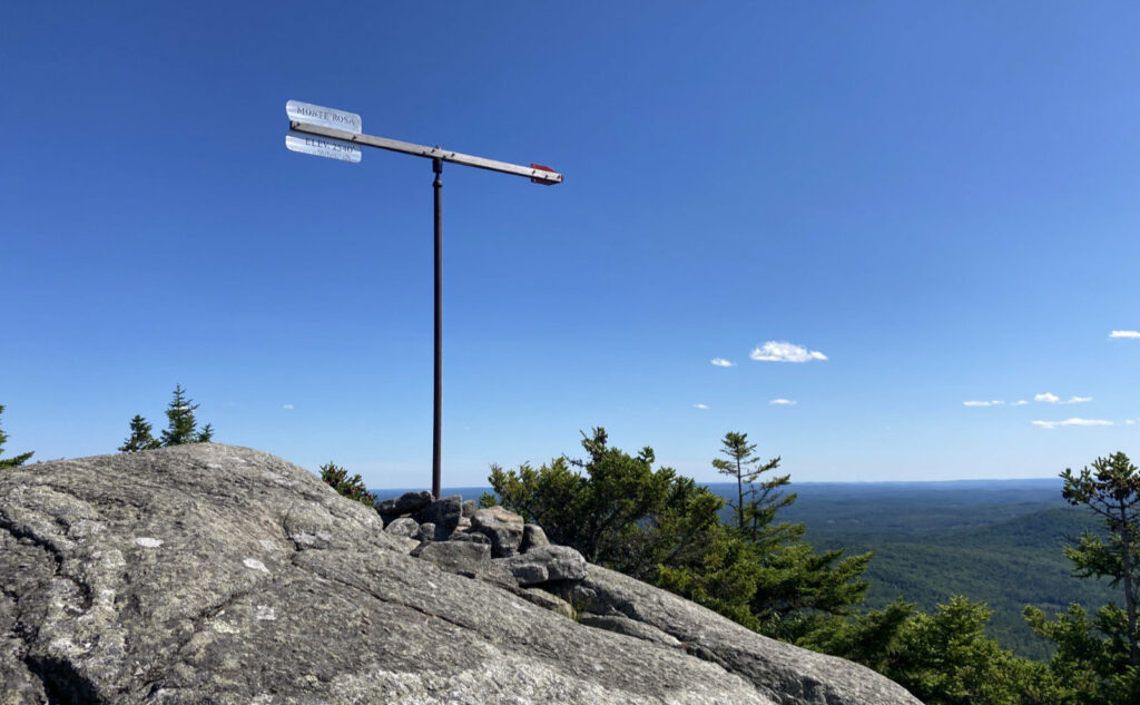 Weathervane on Monte Rosa, New Hampshire. 