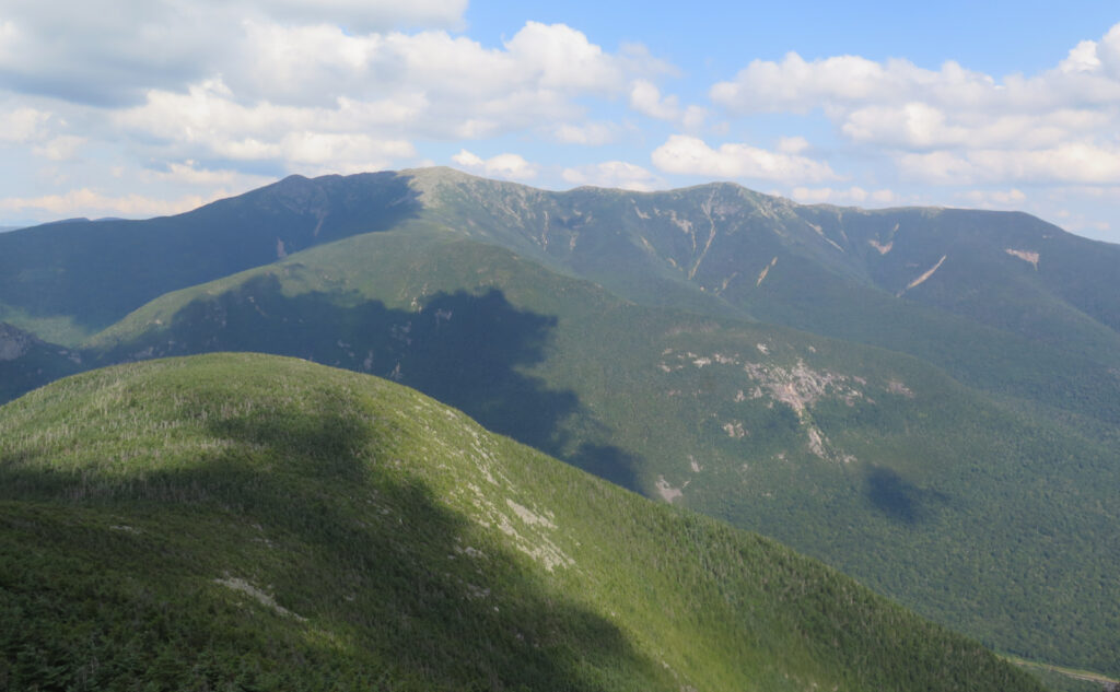 Franconia Notch through the haze. 