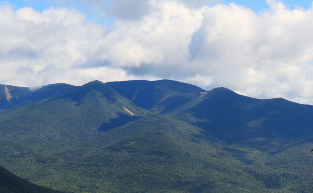 West Bond, Mt Bond, Bondcliff. As seen from the side of Mt Flume. 