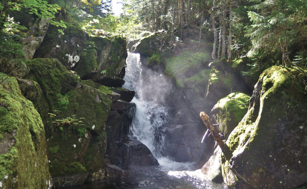 Duck Fall, on Snyder Brook, in Randolph, NH, on the slopes of Mt Madison. 
