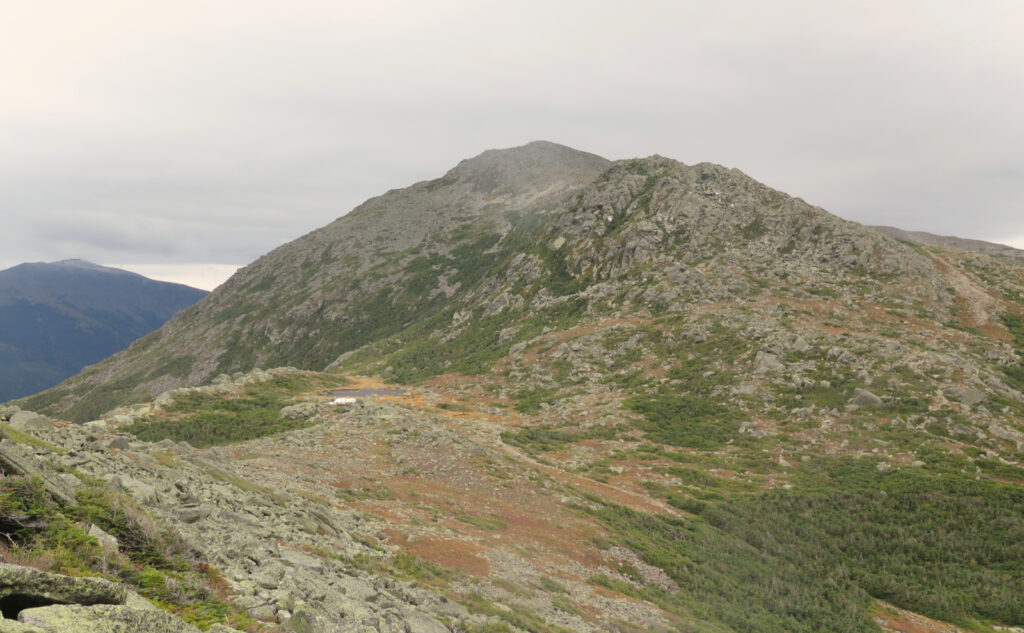 Star Lake, and Mt Adams, as seen from Mt Madison, New Hampshire. 
