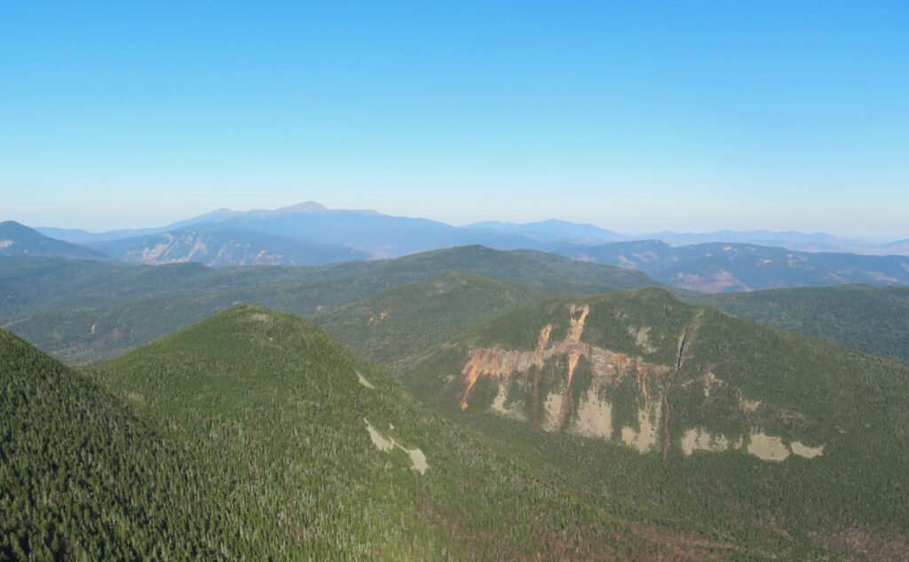 View of Vote Spur and Mts Lowell, Anderson, Nancy, and Bemis. 