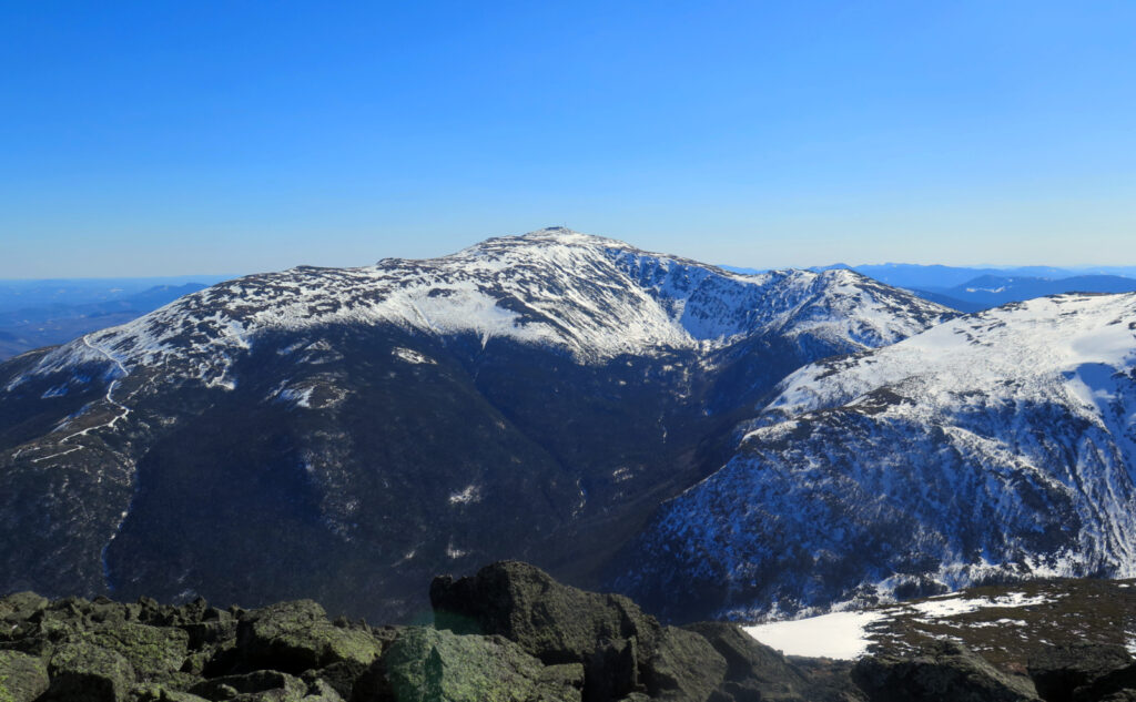 Mt Washington and the Great Gulf as seen from the summit of Mt Adams. 